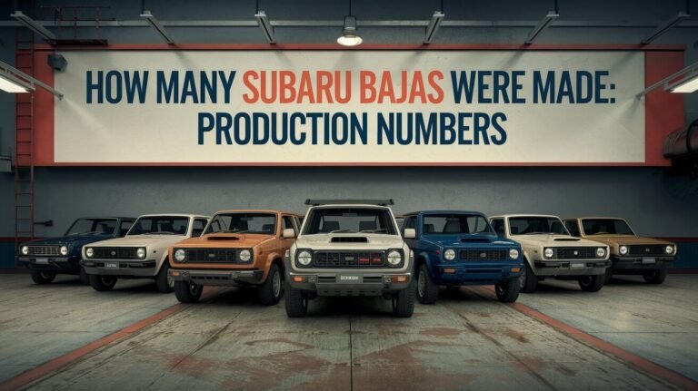 How Many Subaru Baja's Were Made