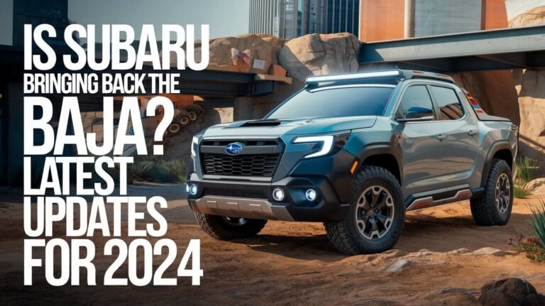 Is Subaru Bringing Back The Baja