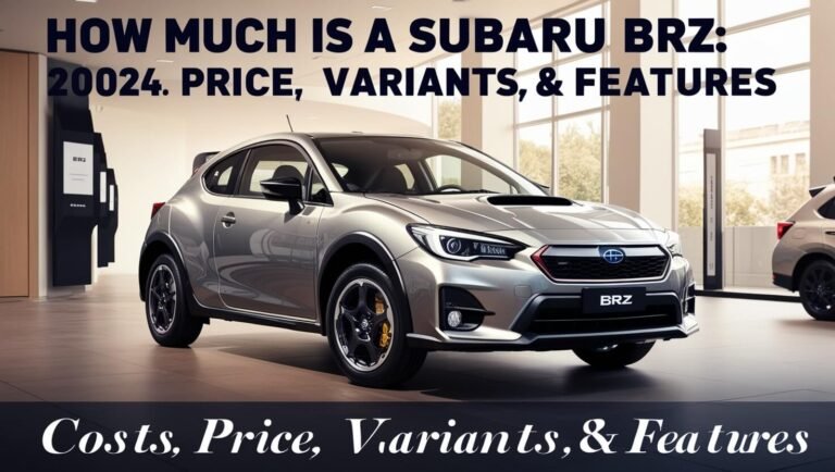 How Much Is A Subaru Brz