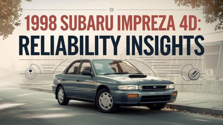 How Reliable Is The 1998 Subaru Impreza Sedan 4d