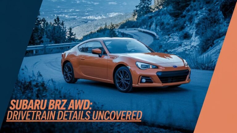 Is The Subaru Brz Awd